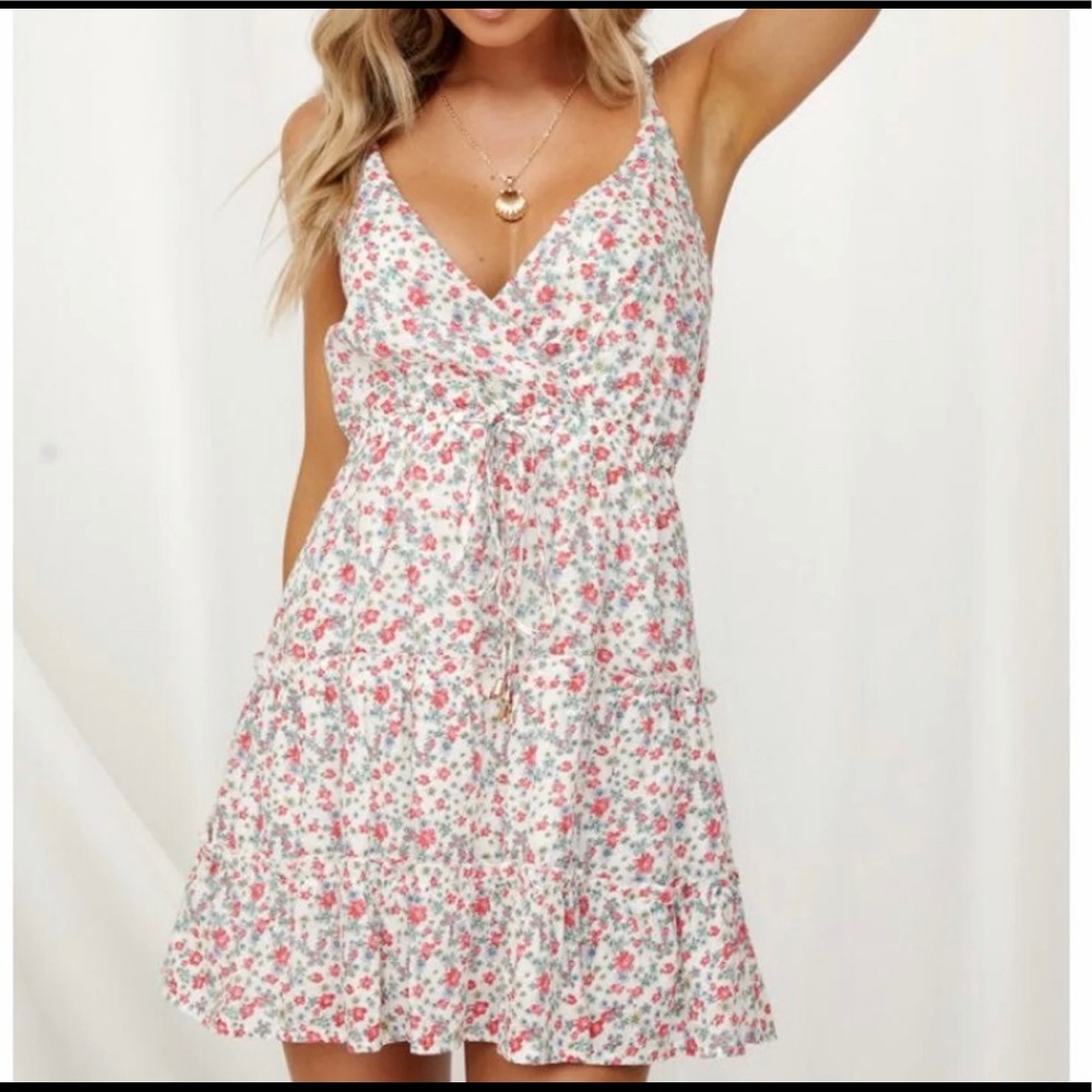 Hello Molly white floral dress